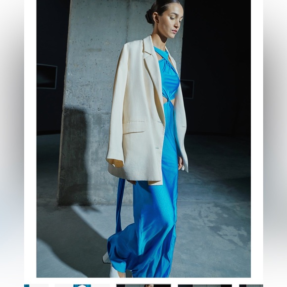 Baobab Ribera Maxi Dress Blue NWT - Picture 5 of 6